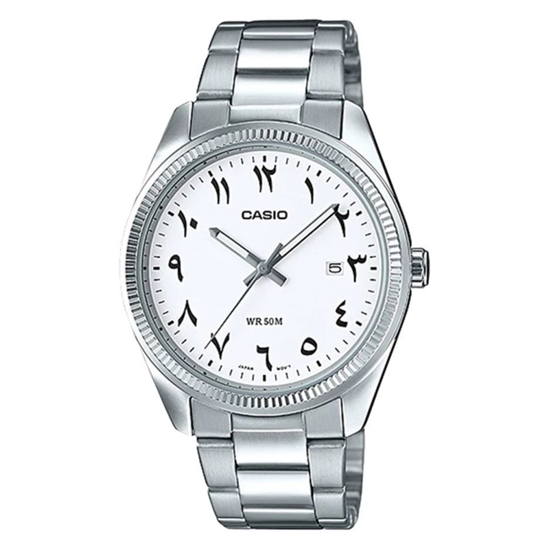 MTP-1302D-7B3-White-Dial-Watch
